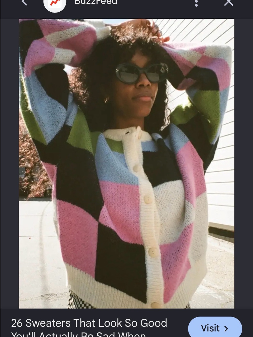 Lisa Says Goh XS Multicolor Women's Cardigan Sweater